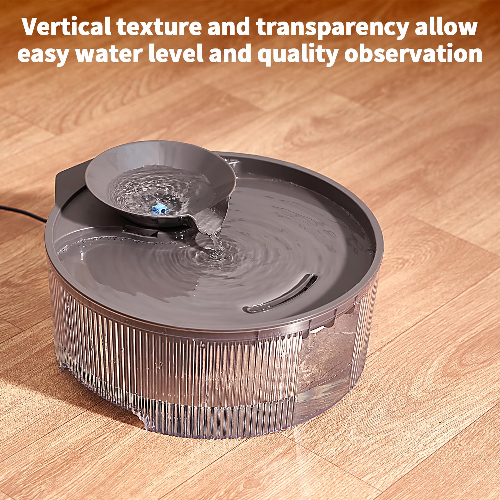 Vekonn dog water fountain ultra-quiet-pump ensures peaceful nights and quiet homes