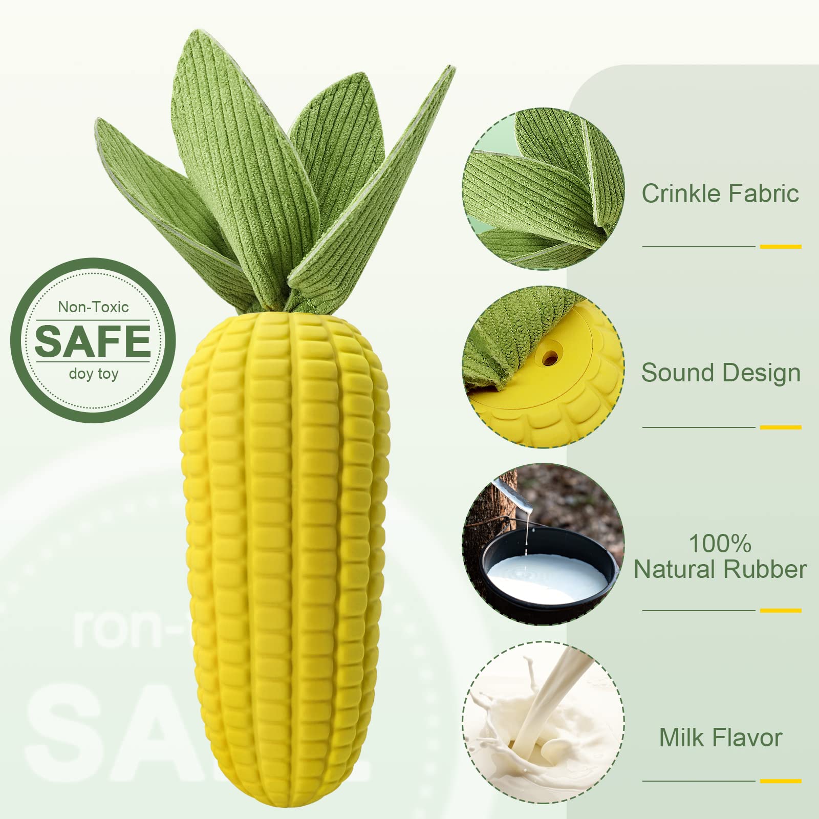 Vekung dog toy with squeaker encourages interactive play and mental engagement.