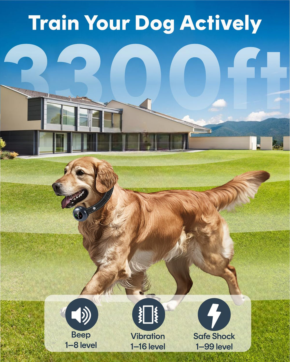 VeloZap 3300ft range remote demonstrated for extended training reach.