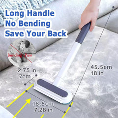 Velthorix hidden soft-brush back for capturing floating pet hairs from fabrics.