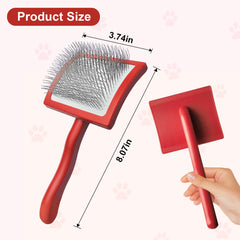 Velupet Zoom angled pin design highlights gentle detangling without skin irritation