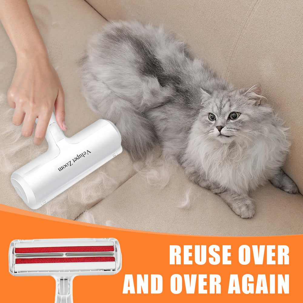 Velupet Zoom furniture hair remover works on sofas, beds, and carpets for daily cleanup