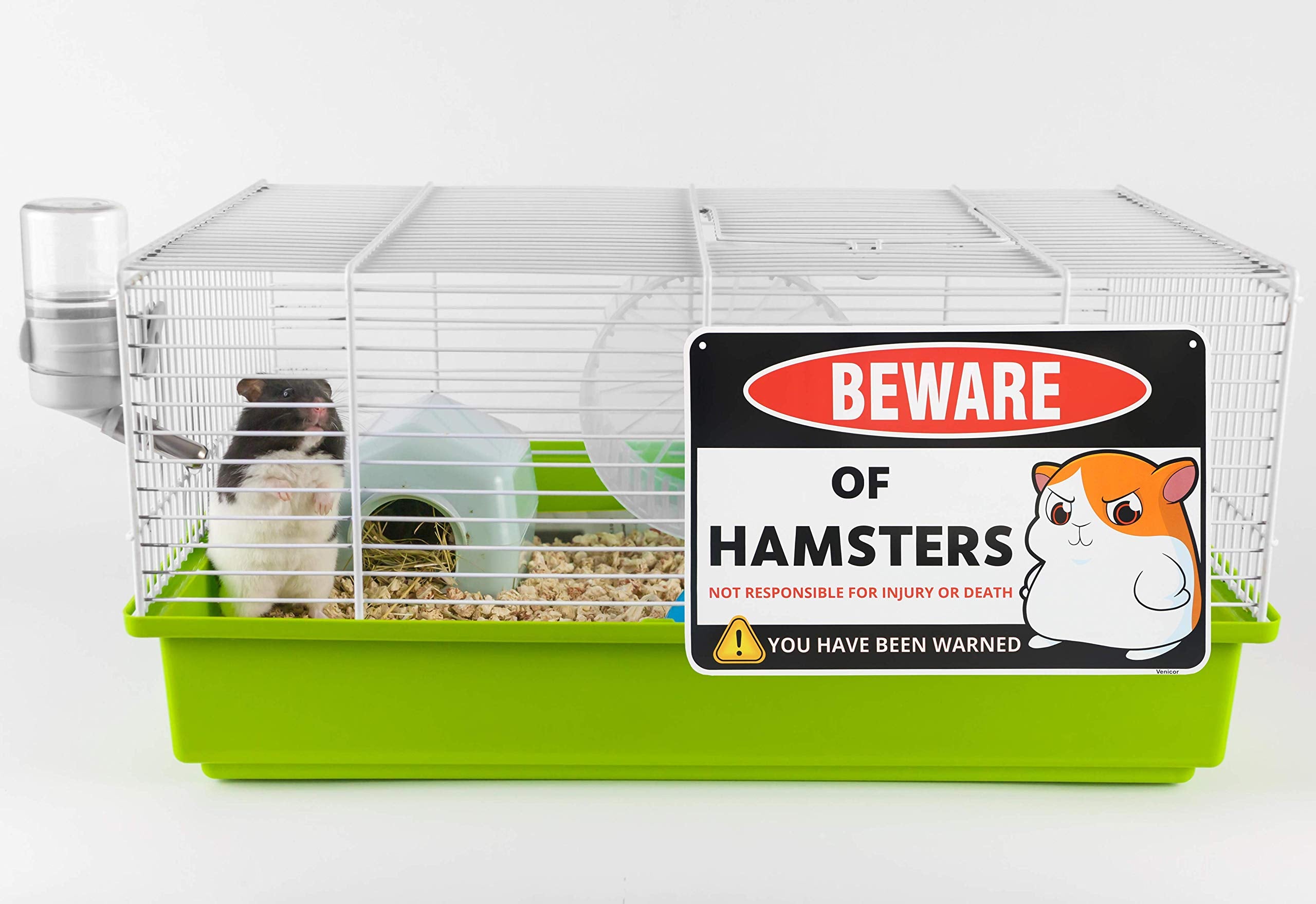 Venicor hamster sign decor gift-ready packaging makes a thoughtful hamster lover gift.