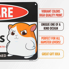 Venicor hamster sign decor one-of-a-kind design offers unique gift appeal.