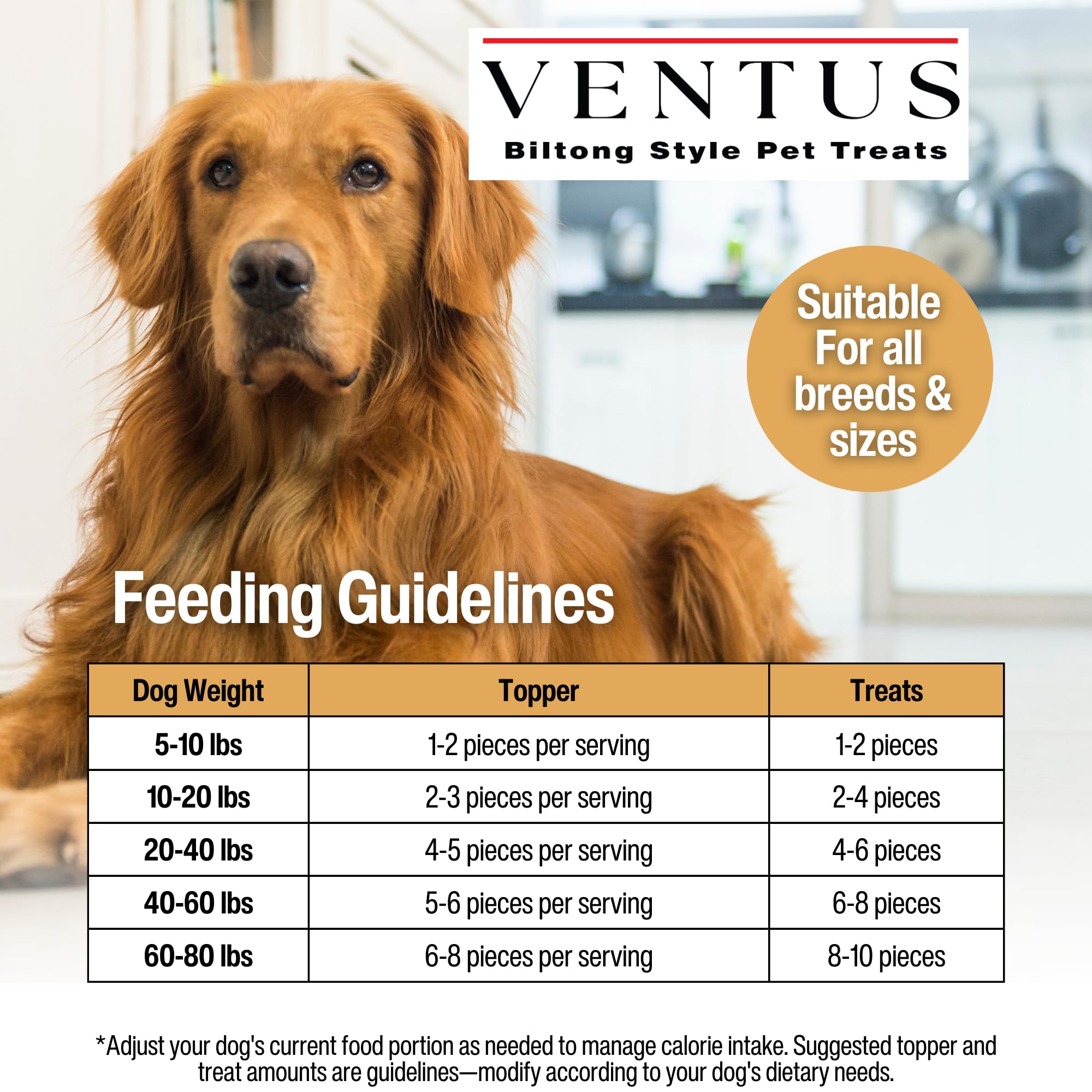 VENTUS Jerky Training Bits grain-free-dog-treats suitable for sensitive diets