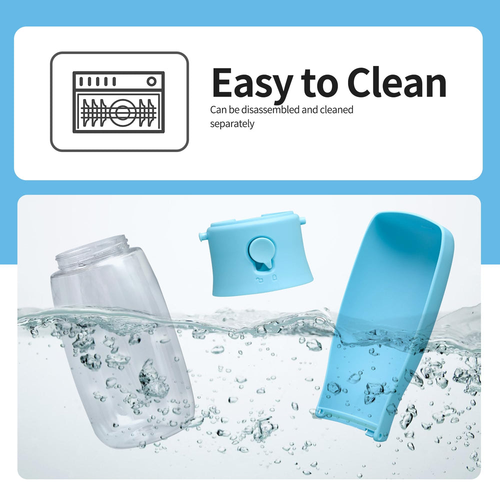 VEPOUYU dog water bottle outdoor-travel use keeps pets hydrated