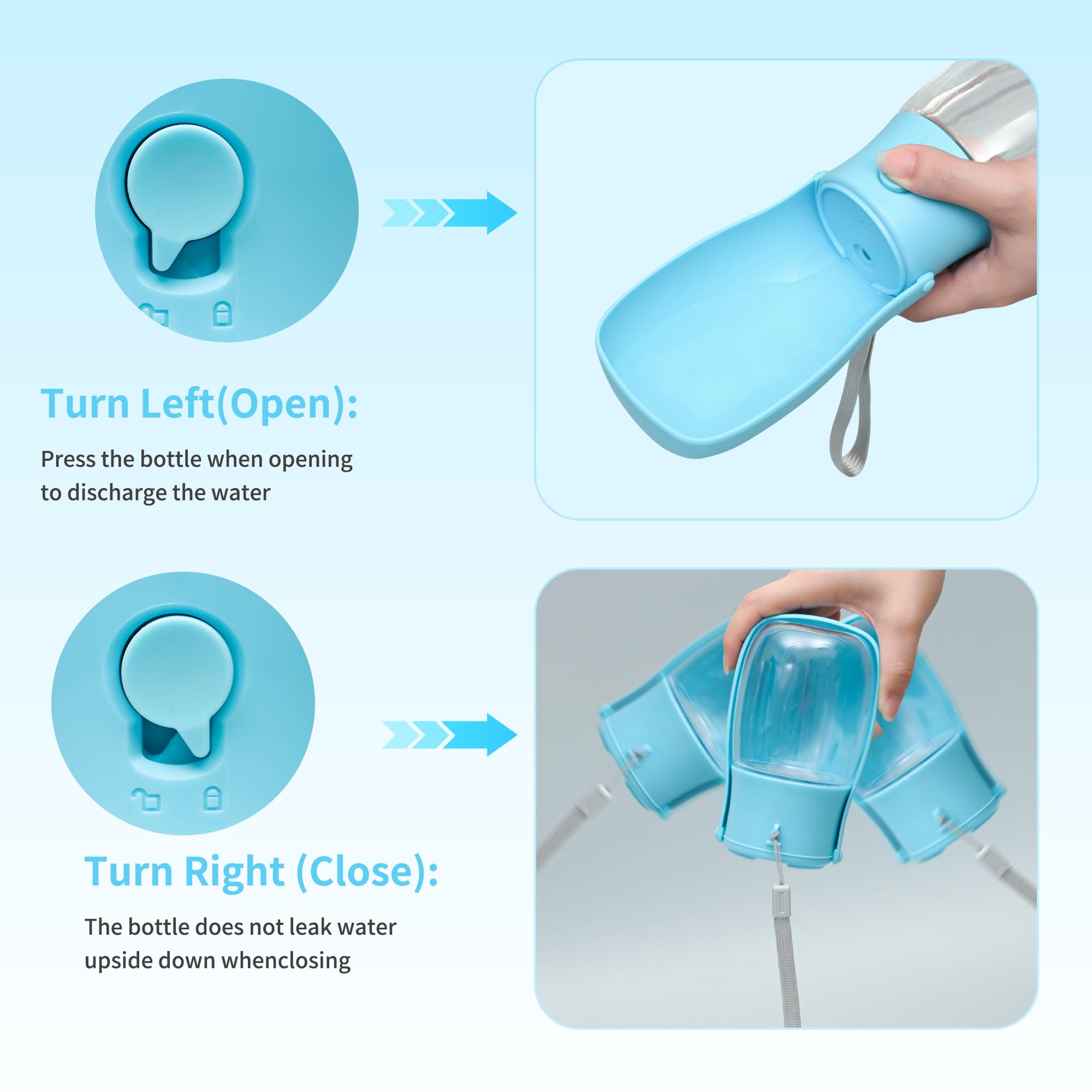 VEPOUYU silicone leak-proof seal for mess-free hydration on the go