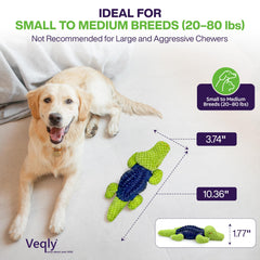 Veqly squeaky plush toy adds excitement during interactive play sessions.