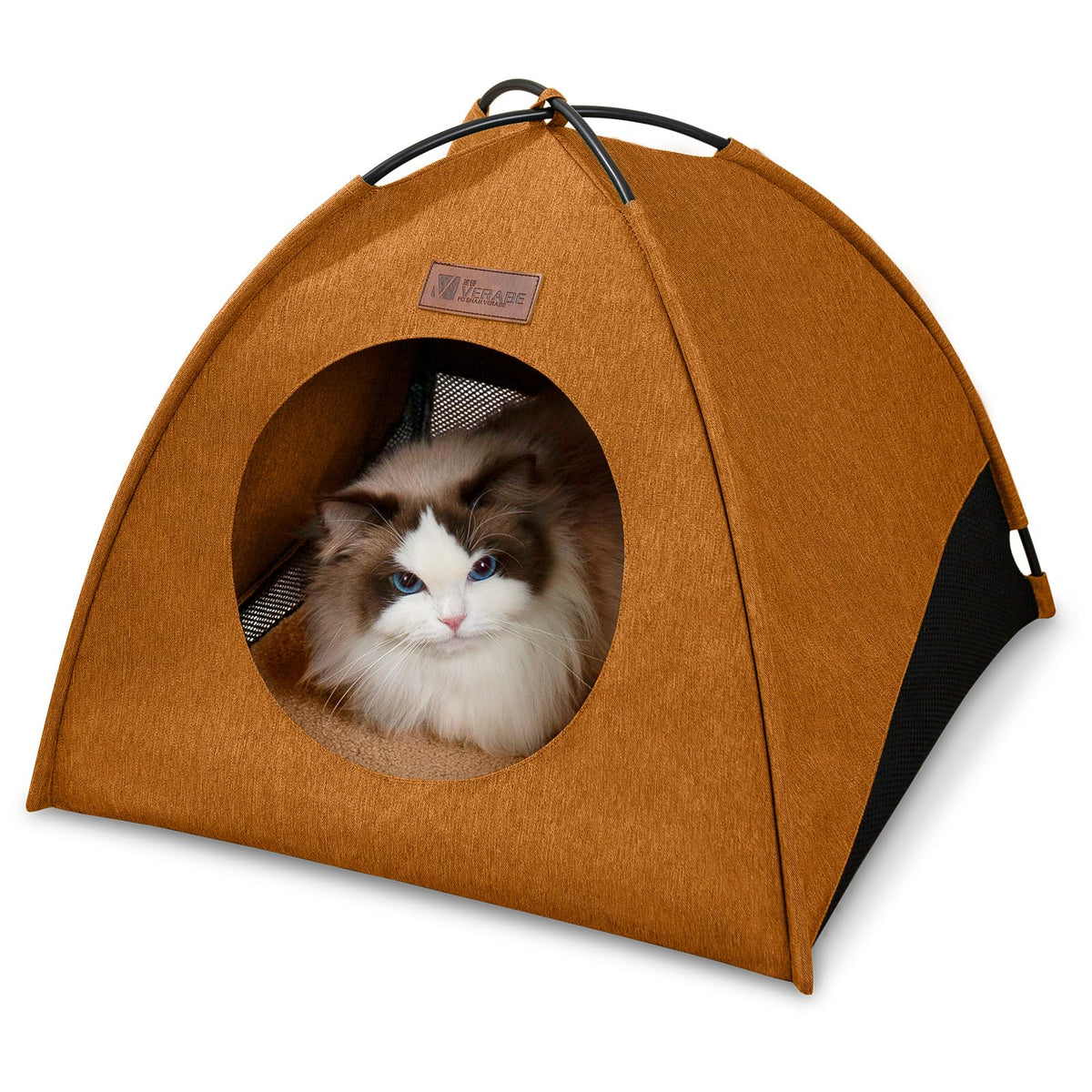VERABE refugio para gatos: montaje rápido y listo para usar, ideal para inmediato disfrute.