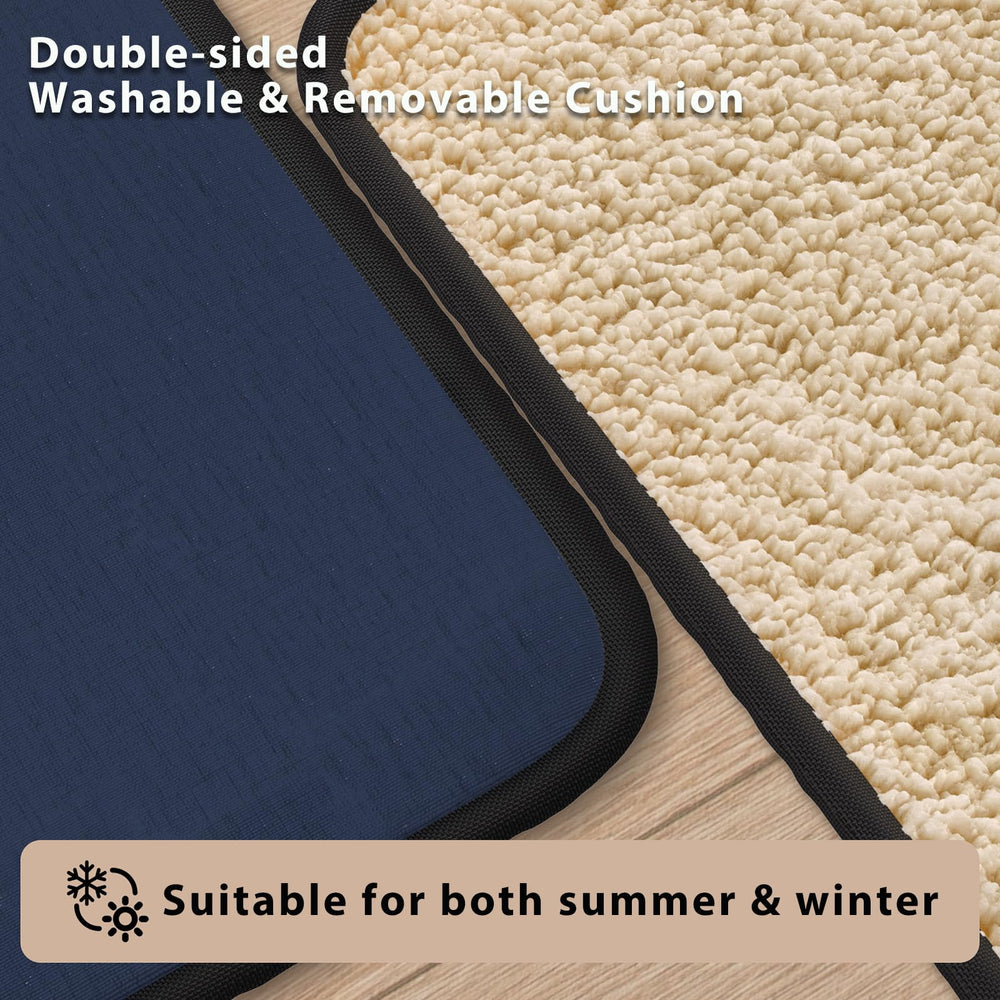 VERABE medium-blue cat tent blends with indoor spaces while offering cozy retreat.