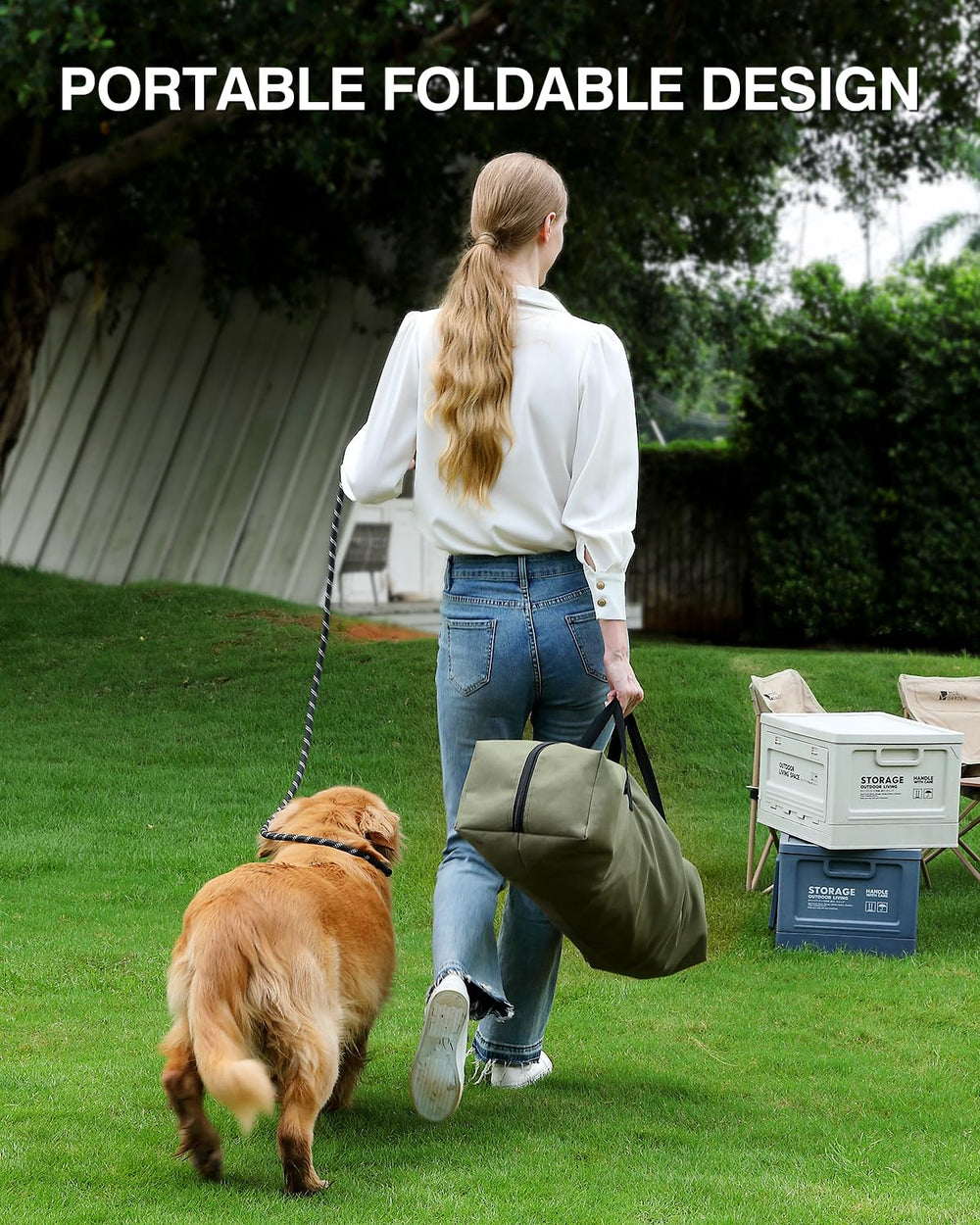 Veraste collapsible design folds compactly for storage and on-the-go use