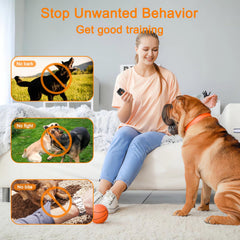 Verbeeck dog bark deterrent with wrist strap enables hands free training