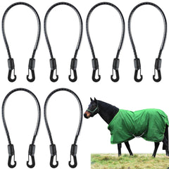 Verdanzia horse blanket leg strap clip keeps blankets secure during riding