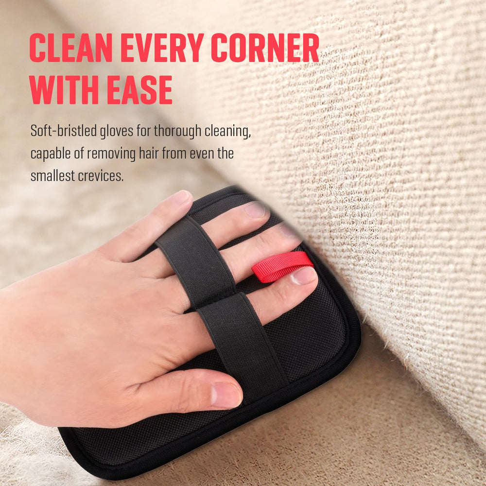 VerdeVilla cat dog hair remover on car seat helps fast cleaning mid-ride.