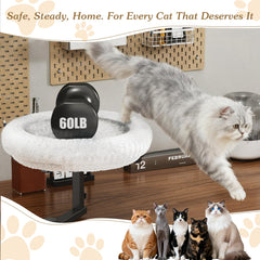 VERIFOST sturdy steel frame provides stable support up to 50 lbs