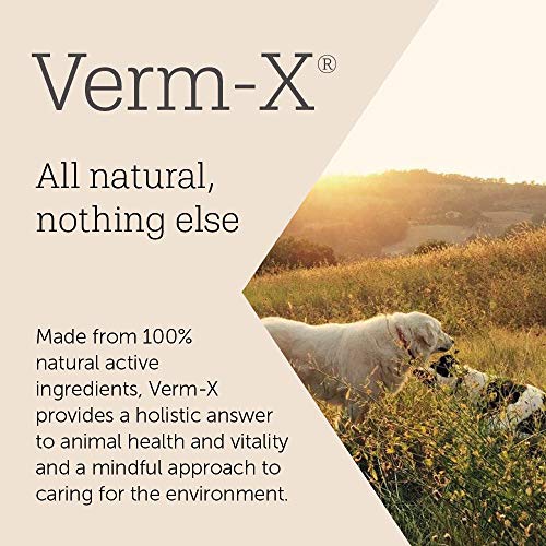 Verm-X Great Britain origin label signals quality ingredients.