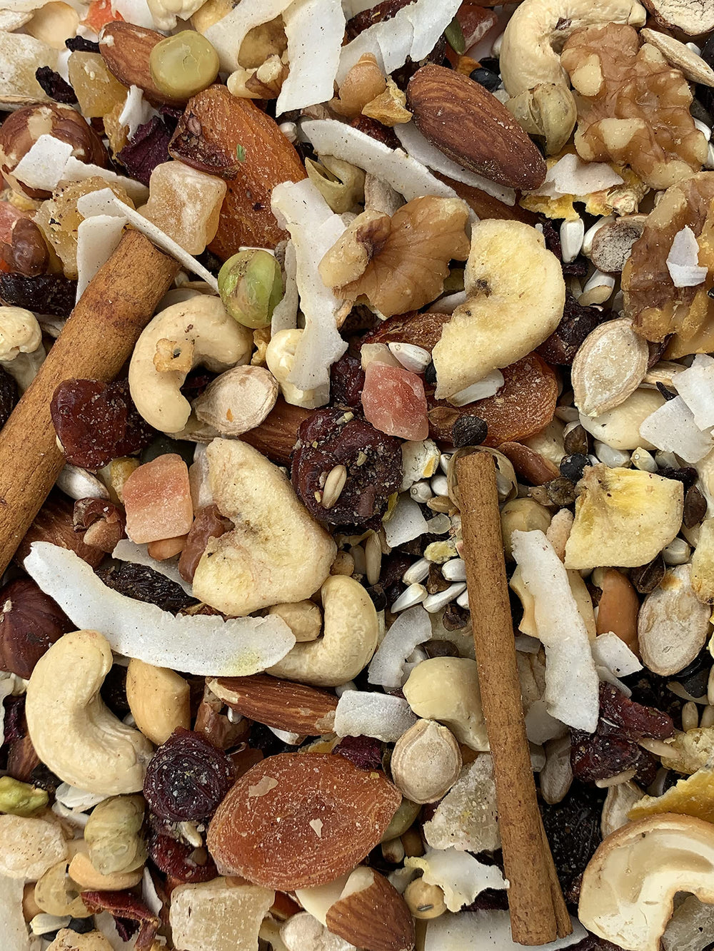 Versele-Laga VL Goldenfeast Madagascar Blend ingredients close-up, quality seeds for birds.