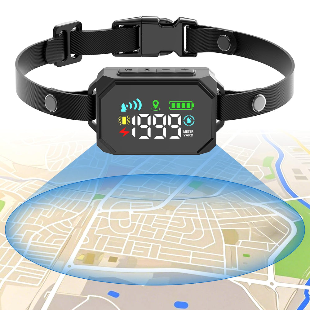 VERSMELO GPS wireless dog fence outdoor boundary setup promotes safer roaming for pets.