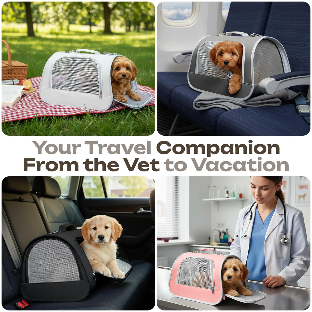 Vertical-Pro beige small-pet carrier for daily use and style.