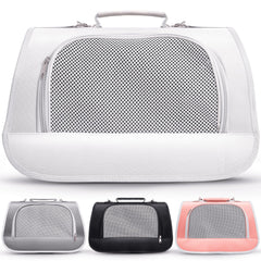 Vertical-Pro small pet carrier travel bag beige with secure, travel-ready design.