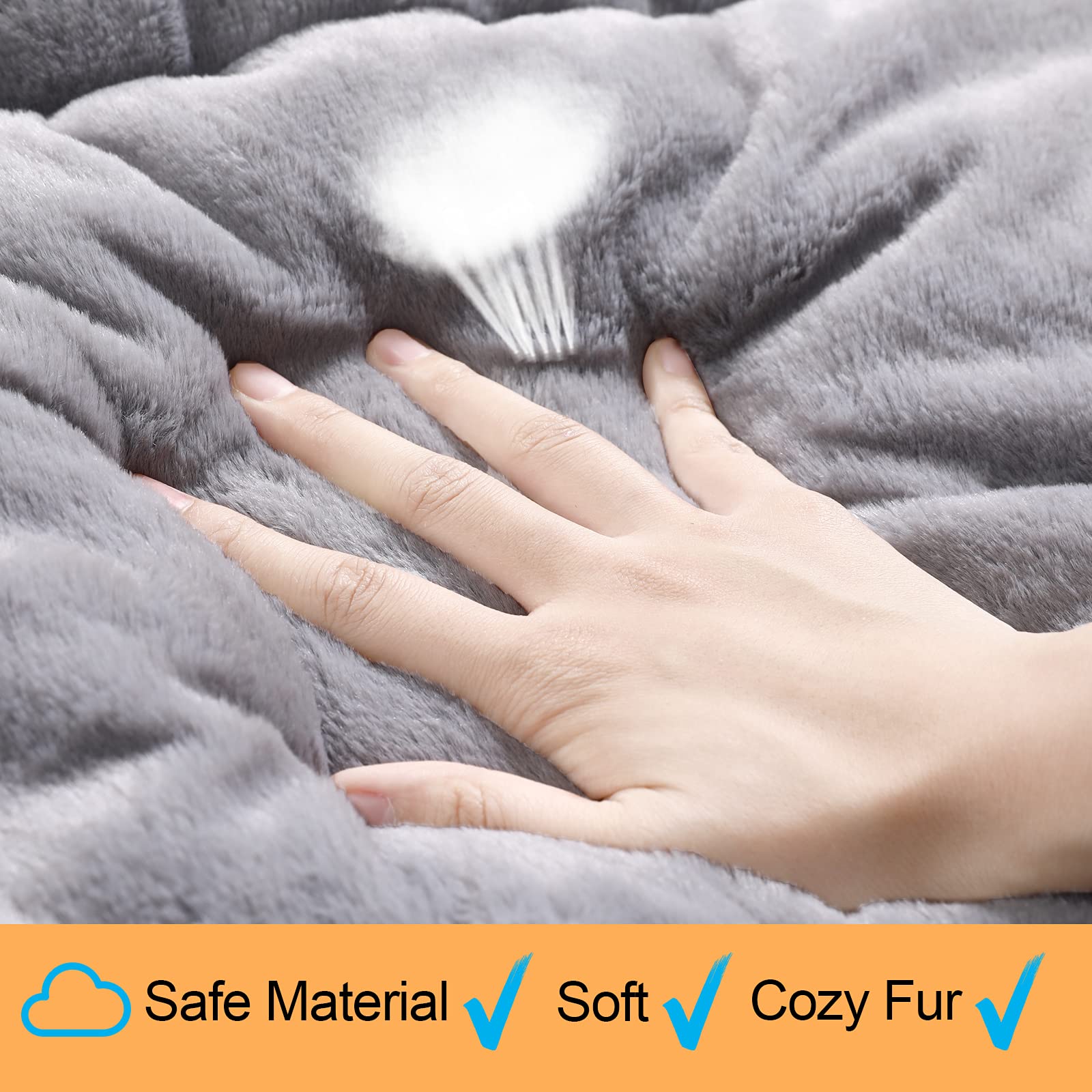 VERZEY anti-slip bottom keeps the pad in place during use.