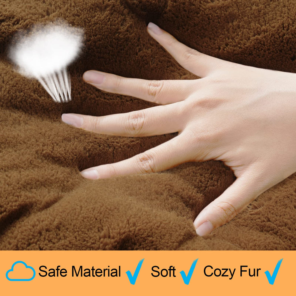 VERZEY 48-inch crate pad sized for large dogs for spacious support.