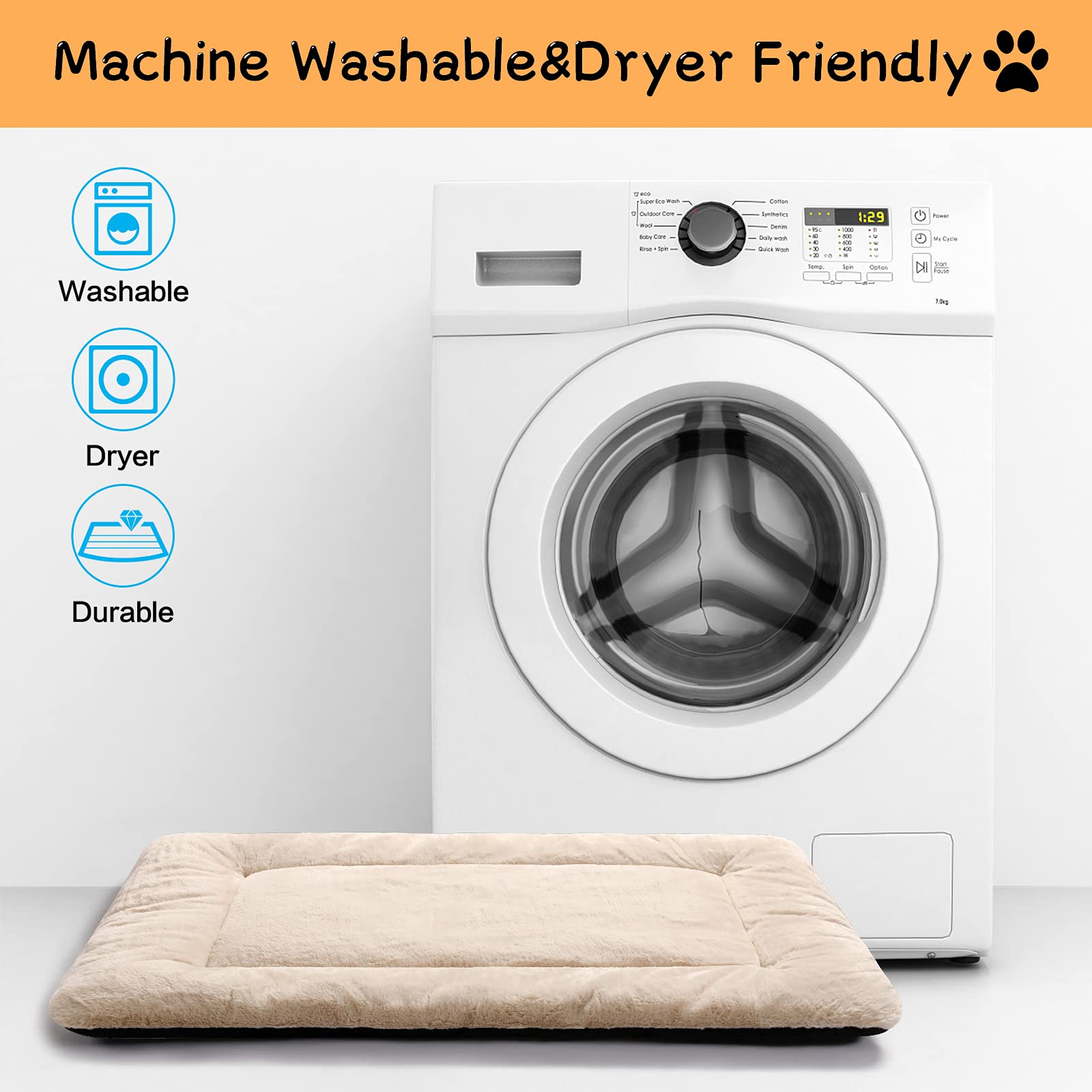 VERZEY bed suits indoor or outdoor setups, providing all-season coziness for extra-large dogs.