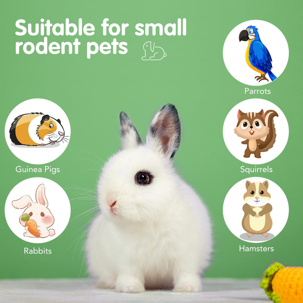 VESPRO rabbit-toy-calendula-grass-stick encourages exploration and healthy chewing