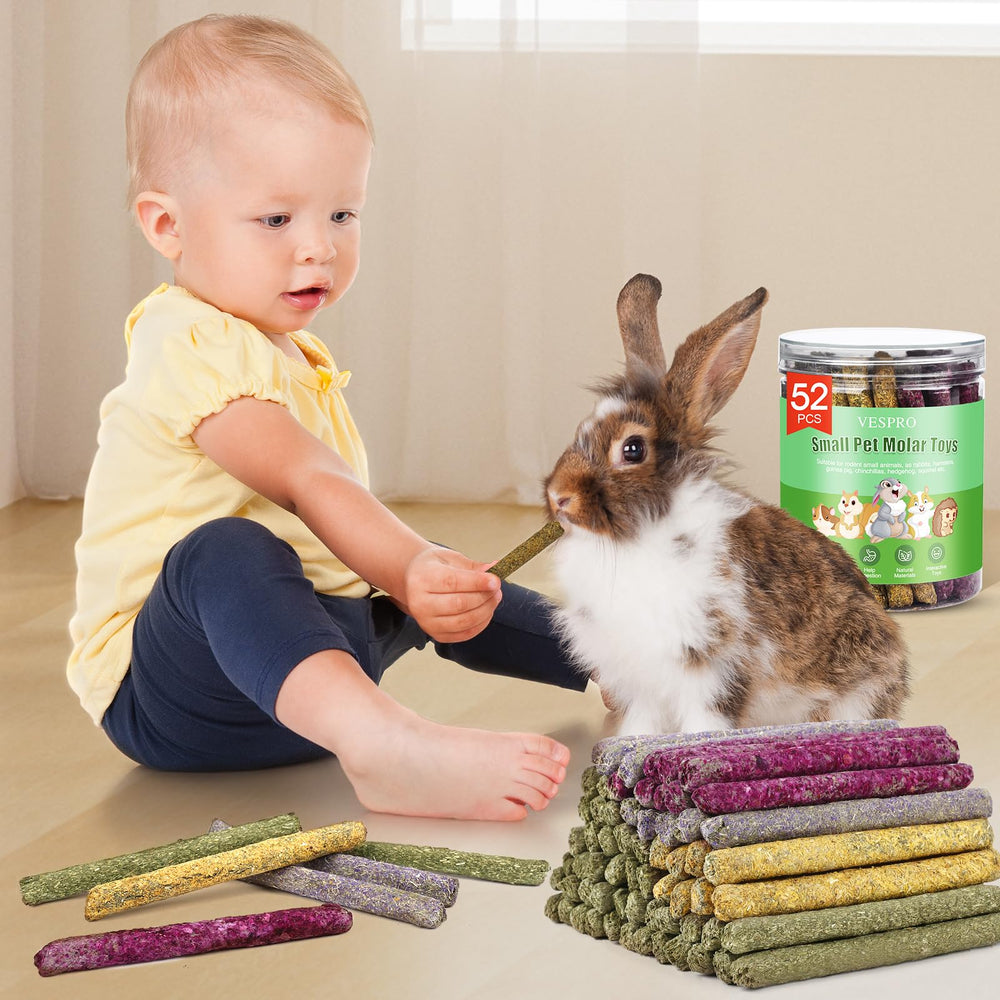 VESPRO small animals chewing toy in cage action ready for use