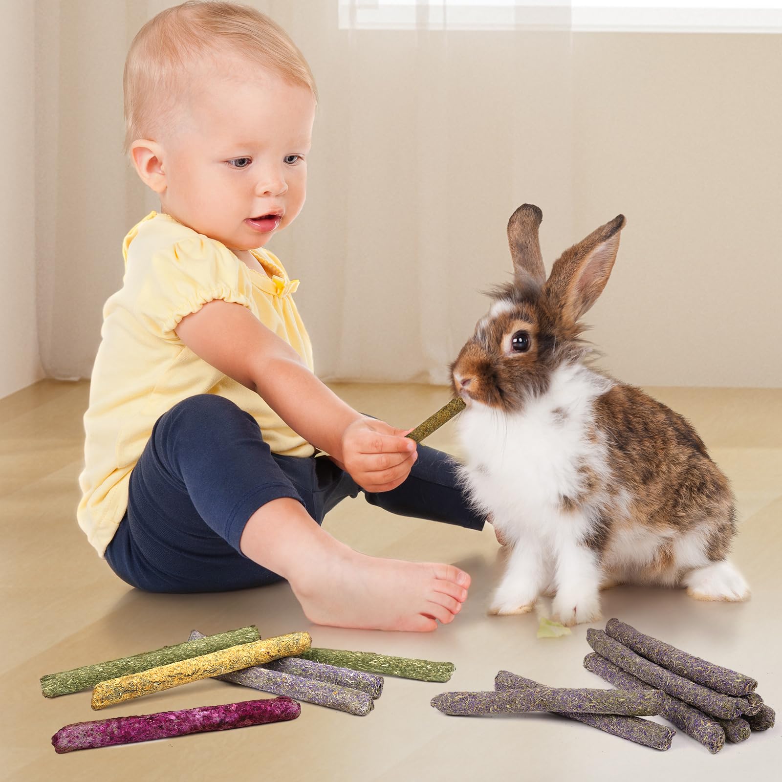 VESPRO small-animals enrichment chews close-up for foraging and teeth grinding.