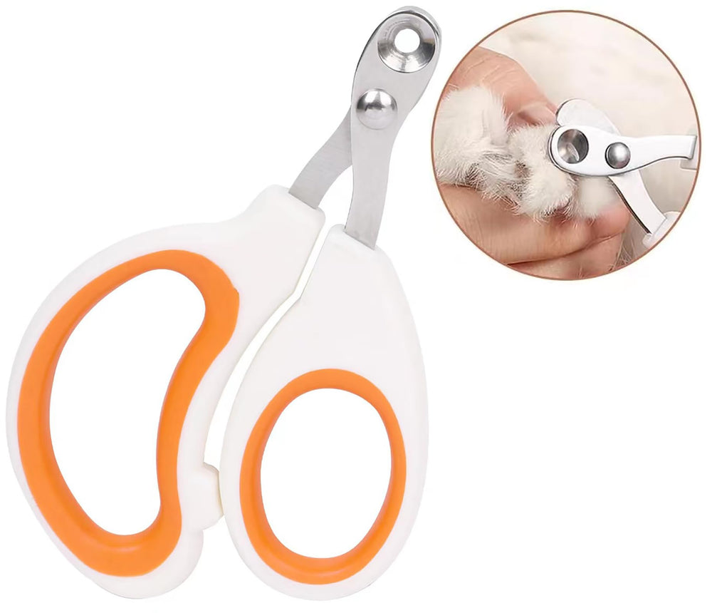 Vesslam cat nail clippers circle-hole design provides safer trimming with controlled depth.