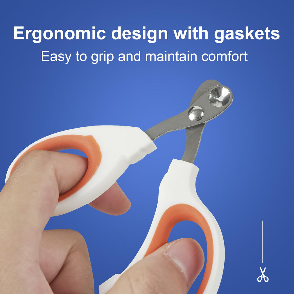 Vesslam cat nail clippers fixed-aperture guides progress to avoid over-cutting.