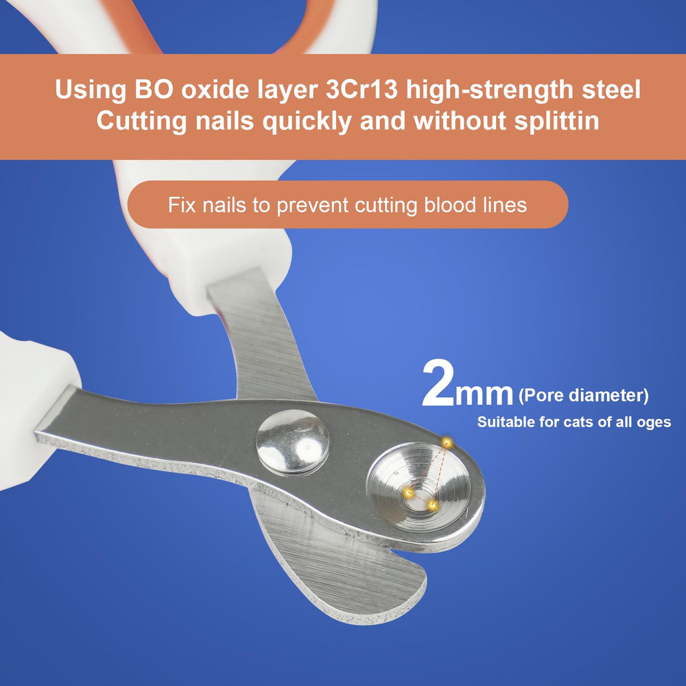 Vesslam cat nail clippers wide-application for cats, birds, and reptiles nails.