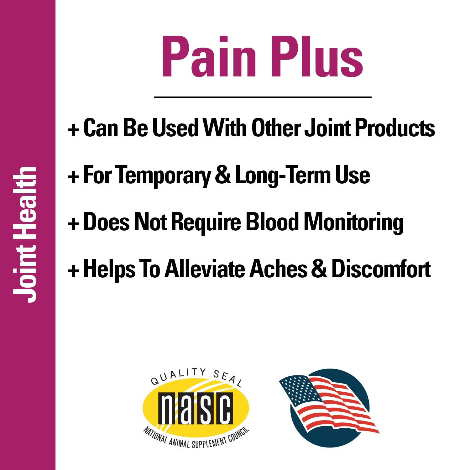 Vet Classics Pain Plus dog walk scene suggests ongoing activity support
