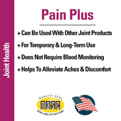 Vet Classics Pain Plus dog walk scene suggests ongoing activity support
