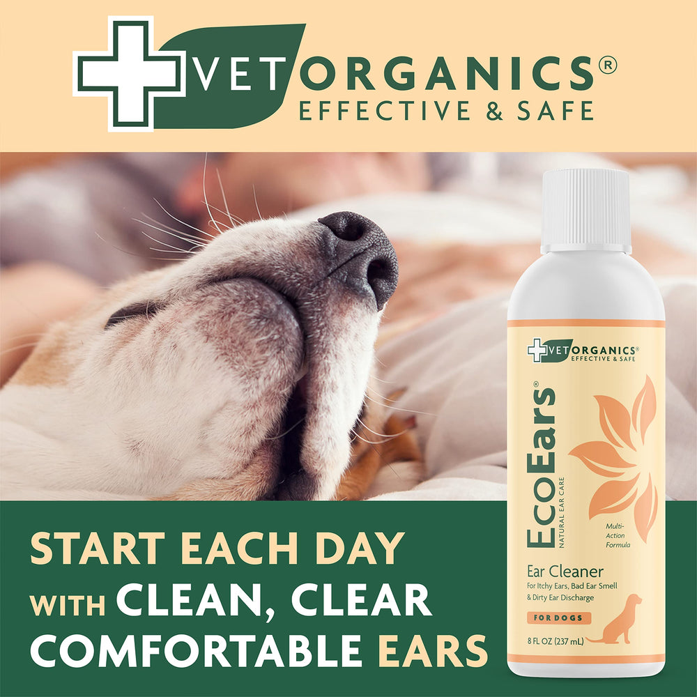 Vet Organics EcoEars for small dogs enables gentle, effective care.