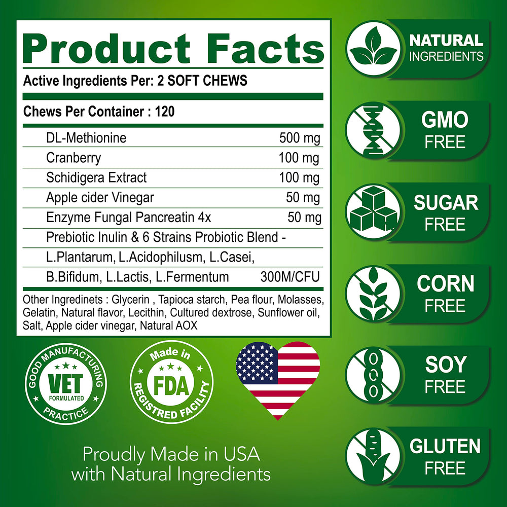 Vet Promise Made in USA label assures domestic production standards and ingredient oversight.