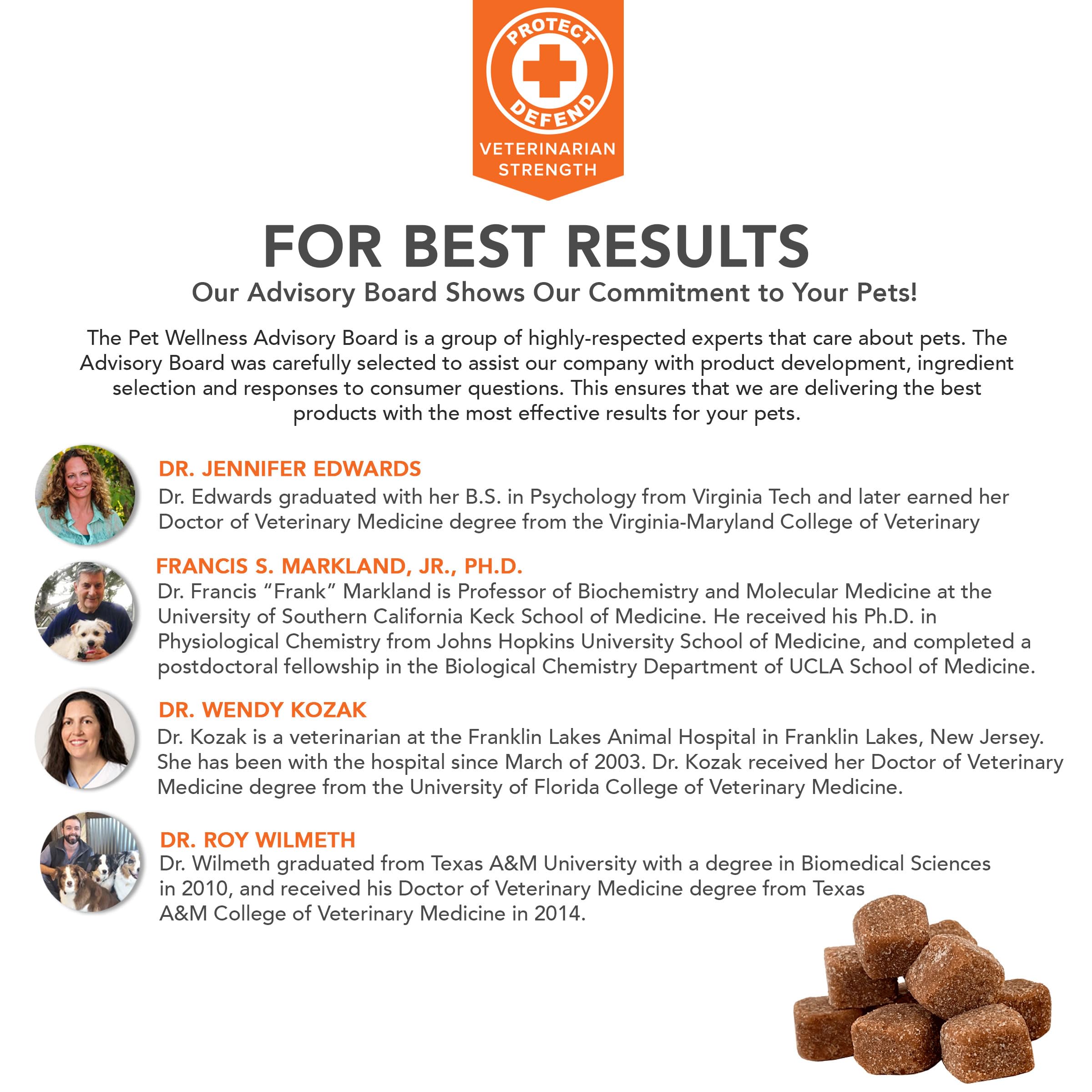 VetSmart Formulas Critical Digestive Soft Chews broccoli seed powder closeup signals anti-inflammatory support.