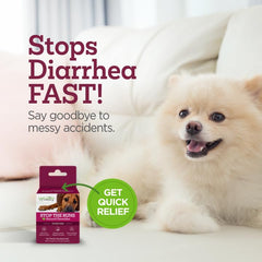 Vetality Stop The Runs chewables in chicken flavor for easy administration