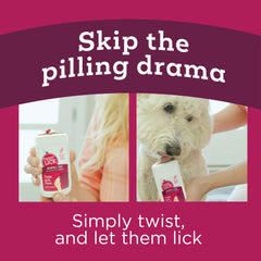 Vetality Twist + Lick SimPill sabor pollo para perros