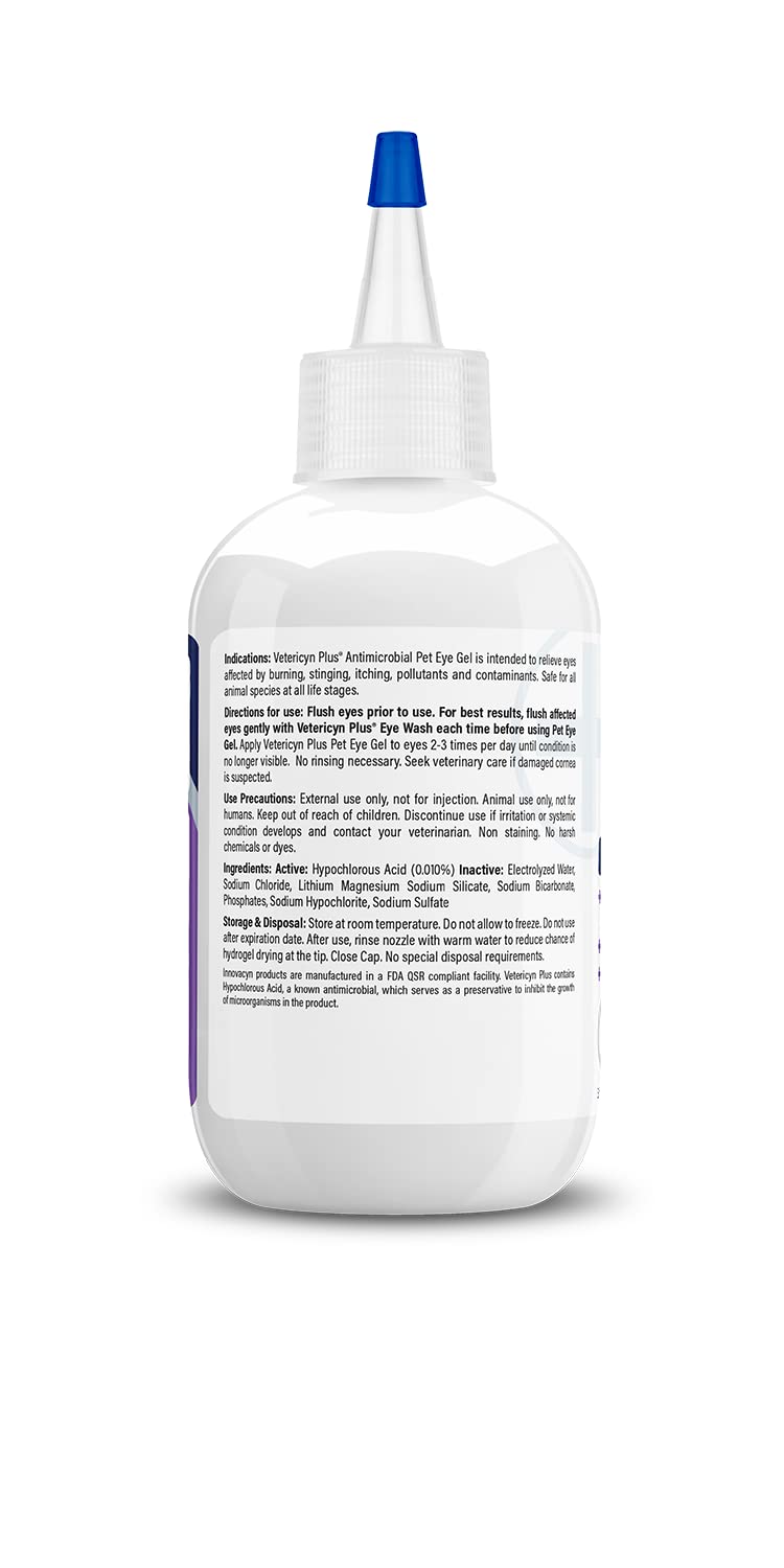 Vetericyn Plus Eye Gel packaging display highlighting home use