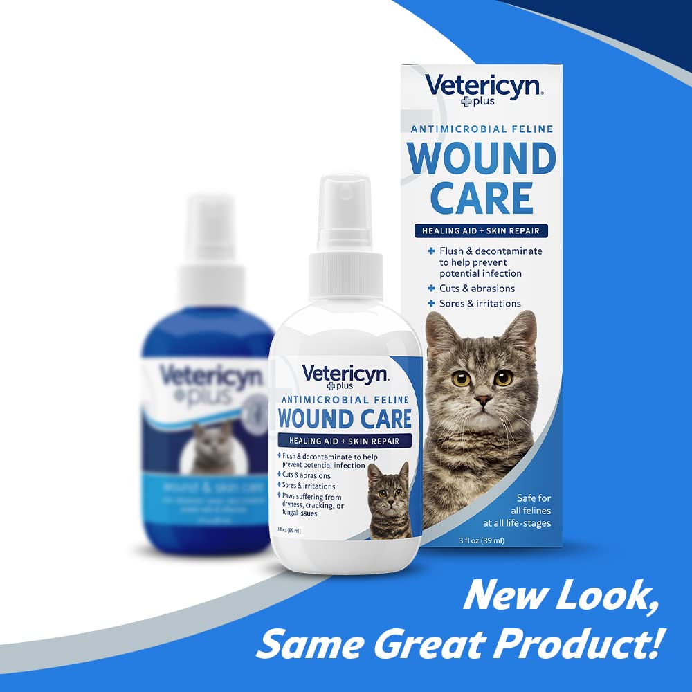 Vetericyn Plus para gatos, reparación de piel tras irritaciones