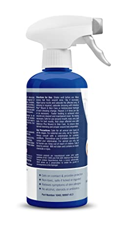 Vetericyn Plus hydrogel spray bottle ready for at-home wound care.