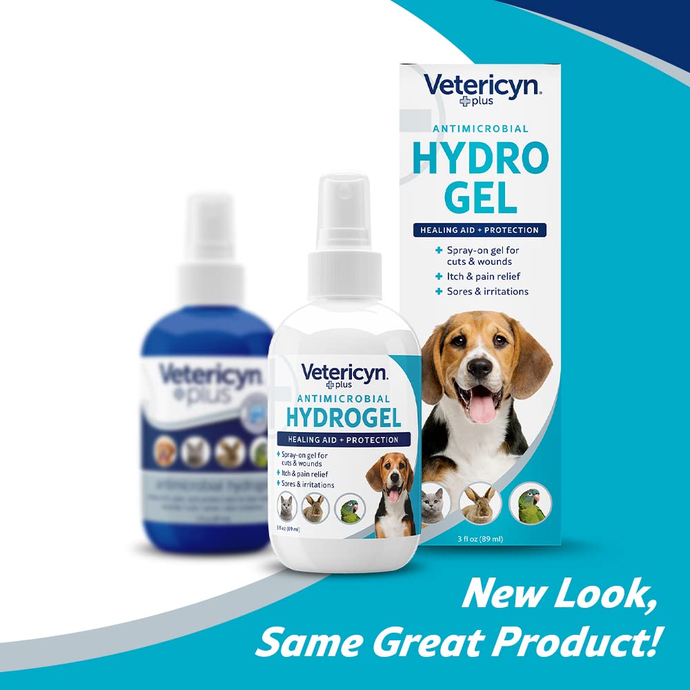 Vetericyn Plus veterinarian-recommended label highlights safe, non-irritating technology.
