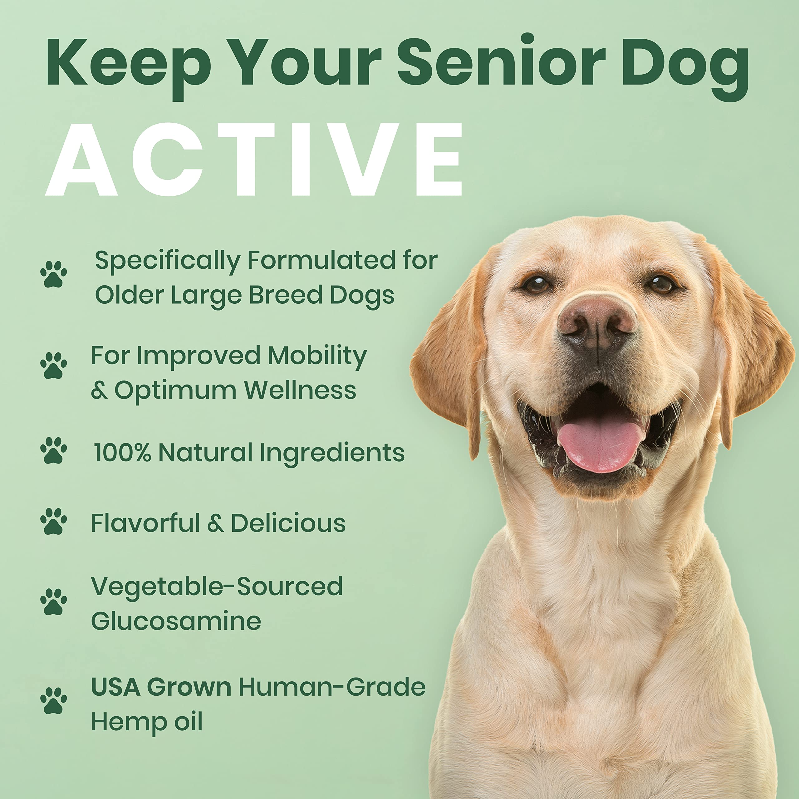 Label on Veterinary Naturals Hemp & HIPS emphasizes Omega 6 to 3 balance.