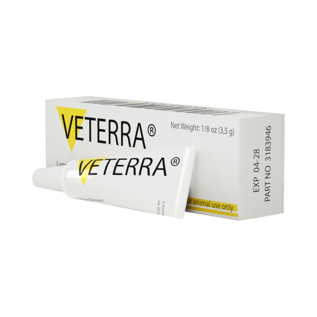 Veterra Eye Health Cream application with finger for easy use.