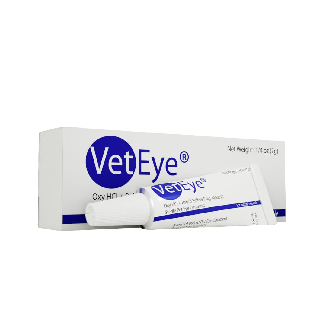 VetEye eye ointment for dogs supports eye comfort during routine care.