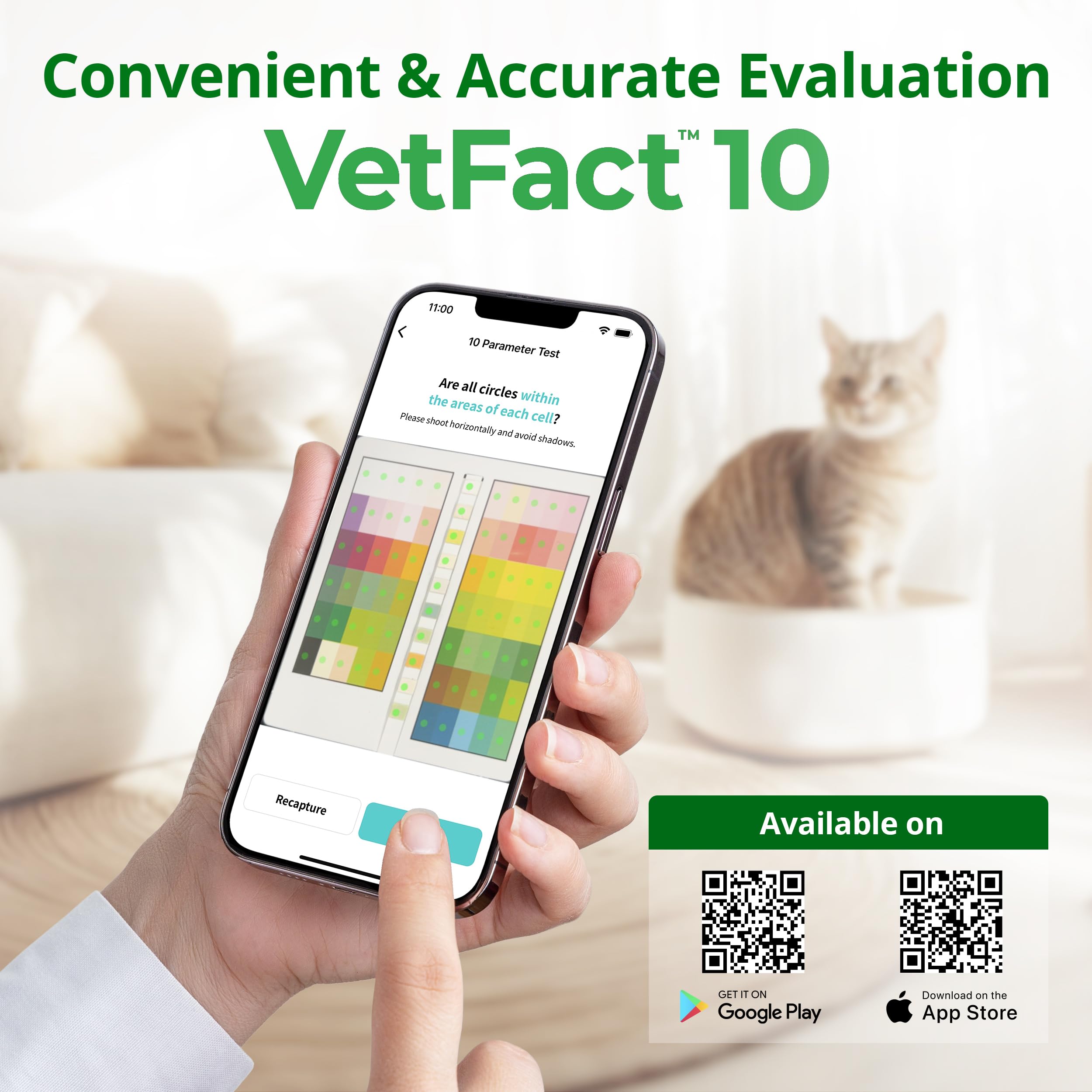 VetFact 10-parameter indicators chart shows key metrics for early trend awareness.
