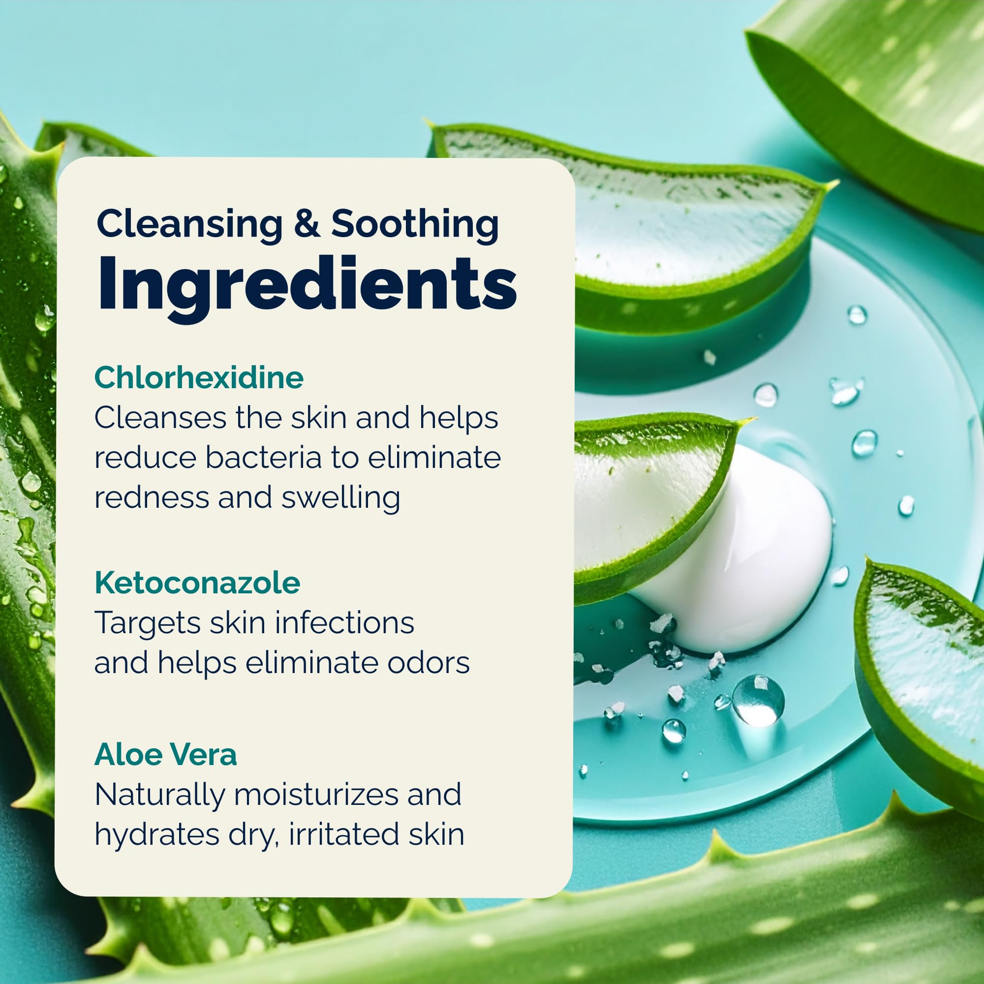 Vetnique Dermabliss used on a hot spot to calm redness and irritation.