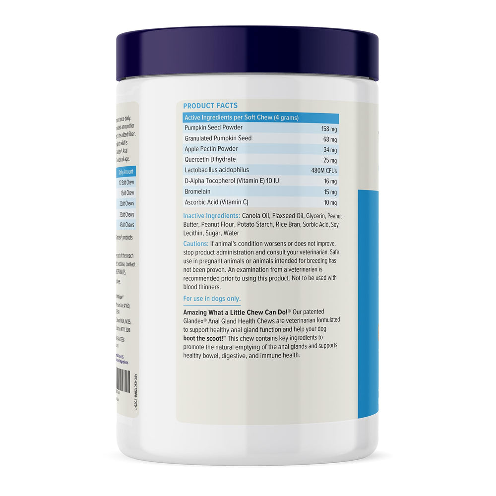 Vetnique Glandex ready-to-eat chew for convenient daily routine